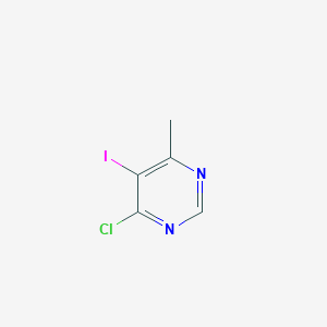 molecular formula C5H4ClIN2 B1590081 4-氯-5-碘-6-甲基嘧啶 CAS No. 83410-15-5