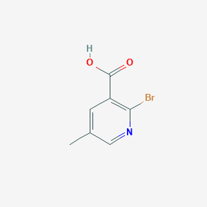 molecular formula C7H6BrNO2 B1590082 2-溴-5-甲基烟酸 CAS No. 65996-06-7