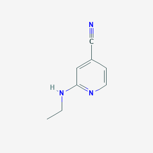 molecular formula C8H9N3 B1590089 2-(Ethylamino)isonicotinonitrile CAS No. 87121-58-2