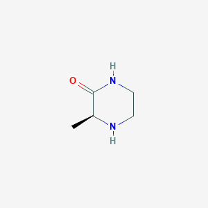 molecular formula C5H10N2O B1590091 (S)-3-Methylpiperazin-2-one CAS No. 78551-38-9