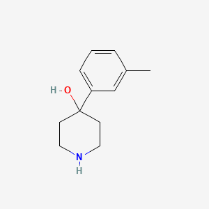 molecular formula C12H17NO B1590101 4-(3-甲基苯基)哌啶-4-醇 CAS No. 71916-57-9