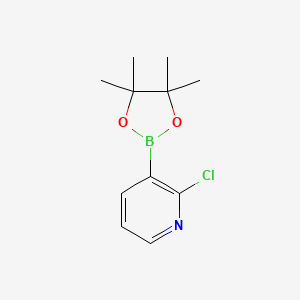 molecular formula C11H15BClNO2 B1590111 2-Chloro-3-(4,4,5,5-Tetramethyl-1,3,2-Dioxaborolan-2-Yl)Pyridine CAS No. 452972-11-1