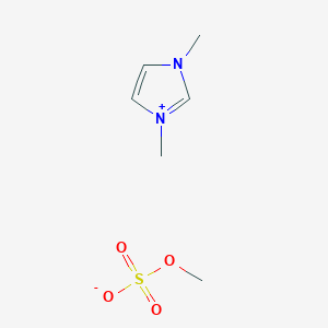 molecular formula C6H12N2O4S B1590112 1,3-二甲基咪唑甲基硫酸盐 CAS No. 97345-90-9