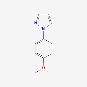 molecular formula C10H10N2O B1590117 1-(4-Methoxyphenyl)-1H-pyrazole CAS No. 35715-67-4