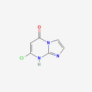 molecular formula C6H4ClN3O B1590118 7-Chloroimidazo[1,2-a]pyrimidin-5(1H)-one CAS No. 57473-33-3