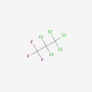 molecular formula C3Cl5F3 B159012 1,1,1,2,2-Pentachloro-3,3,3-trifluoropropane CAS No. 1652-89-7