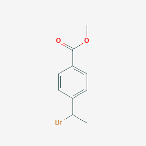 molecular formula C10H11BrO2 B1590121 Methyl 4-(1-bromoethyl)benzoate CAS No. 16281-97-3