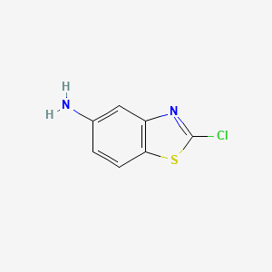 molecular formula C7H5ClN2S B1590122 5-Amino-2-chlorobenzothiazole CAS No. 80945-82-0