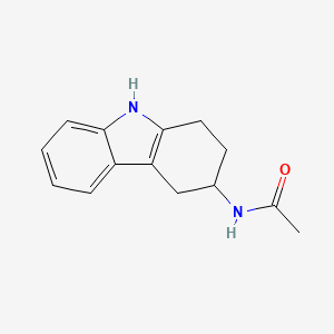 molecular formula C14H16N2O B1590123 N-(2,3,4,9-Tetrahydro-1H-carbazol-3-YL)acetamide CAS No. 60480-69-5