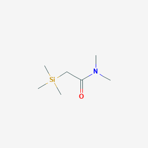 molecular formula C7H17NOSi B1590125 N,N-Dimethyl-2-(trimethylsilyl)acetamide CAS No. 23184-28-3