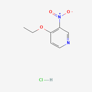 molecular formula C7H9ClN2O3 B1590126 4-Ethoxy-3-nitropyridine hydrochloride CAS No. 94602-04-7