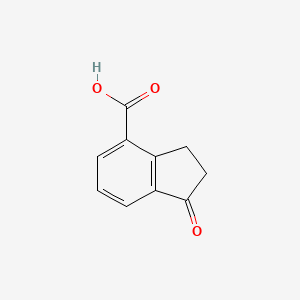 molecular formula C10H8O3 B1590134 1-氧代-2,3-二氢-1H-茚烯-4-羧酸 CAS No. 56461-20-2