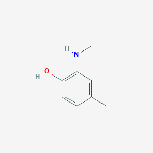 molecular formula C8H11NO B1590139 4-Methyl-2-(methylamino)phenol CAS No. 76570-59-7
