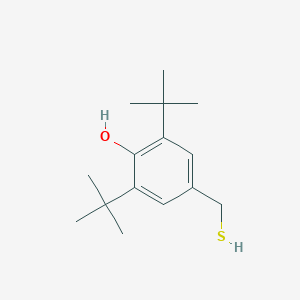 molecular formula C15H24OS B159014 2,6-Di-tert-butyl-alpha-mercapto-p-cresol CAS No. 1620-48-0