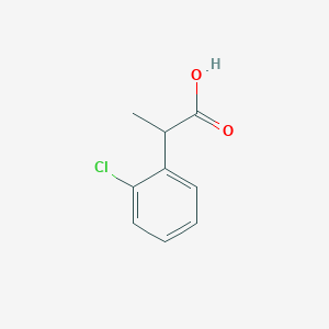 molecular formula C9H9ClO2 B1590140 2-(2-氯苯基)丙酸 CAS No. 2184-85-2