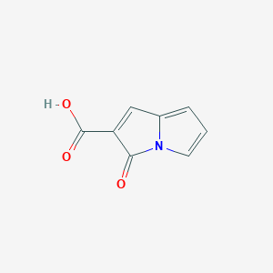 molecular formula C8H5NO3 B1590141 3-oxo-3H-pyrrolizine-2-carboxylic acid CAS No. 75413-09-1