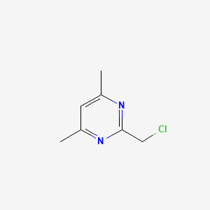 molecular formula C7H9ClN2 B1590142 2-(Chloromethyl)-4,6-dimethylpyrimidine CAS No. 74502-83-3