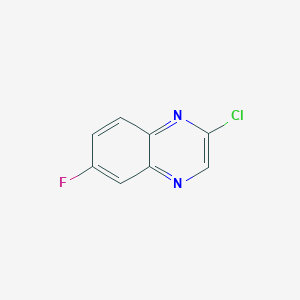 molecular formula C8H4ClFN2 B1590143 2-Chloro-6-fluoroquinoxaline CAS No. 55687-33-7