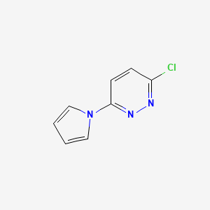 molecular formula C8H6ClN3 B1590145 3-Chloro-6-pyrrol-1-yl-pyridazine CAS No. 5096-76-4