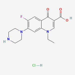 molecular formula C16H19ClFN3O3 B1590148 盐酸诺氟沙星 CAS No. 68077-27-0