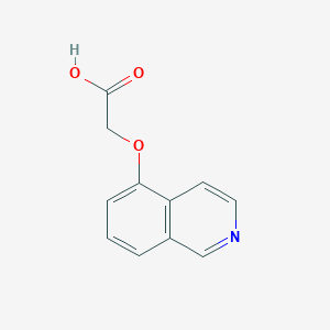 molecular formula C11H9NO3 B1590157 2-(isoquinolin-5-yloxy)acetic acid CAS No. 80278-25-7