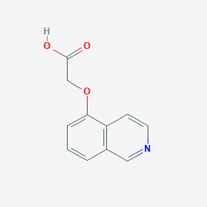 molecular formula C11H9NO3 B1590157 (Isoquinolin-5-yloxy)acetic acid CAS No. 80278-25-7