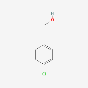 molecular formula C10H13ClO B1590159 2-(4-Chlorophenyl)-2-methylpropan-1-ol CAS No. 80854-14-4