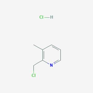 molecular formula C7H9Cl2N B1590160 2-(氯甲基)-3-甲基吡啶盐酸盐 CAS No. 4370-22-3
