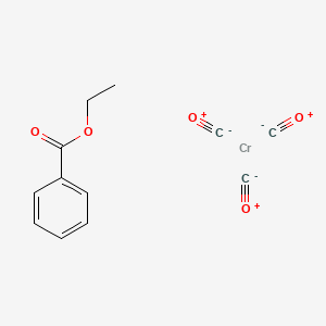 molecular formula C12H10CrO5 B1590168 (Ethyl benzoate)tricarbonylchromium(0) CAS No. 32874-26-3