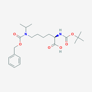 molecular formula C22H34N2O6 B159017 Boc-D-lysine(ip/cbz) CAS No. 135101-22-3