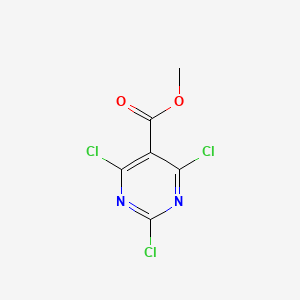molecular formula C6H3Cl3N2O2 B1590170 Methyl 2,4,6-trichloropyrimidine-5-carboxylate CAS No. 87846-94-4