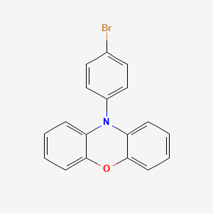molecular formula C18H12BrNO B1590171 10-(4-溴苯基)-10H-吩恶嗪 CAS No. 71041-21-9