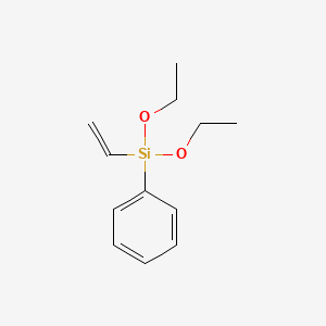 molecular formula C12H18O2Si B1590173 Vinylphenyldiethoxysilane CAS No. 40195-27-5