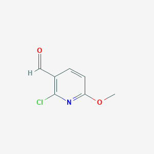 molecular formula C7H6ClNO2 B1590175 2-Chloro-6-methoxynicotinaldehyde CAS No. 95652-80-5