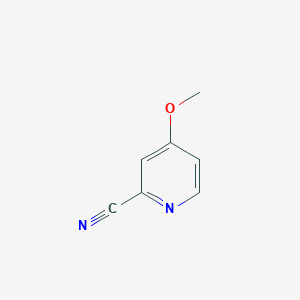 molecular formula C7H6N2O B1590176 4-甲氧基吡啶-2-碳腈 CAS No. 36057-44-0
