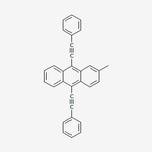 molecular formula C31H20 B1590178 9,10-Bis(phenylethynyl)-2-methylanthracene CAS No. 51580-23-5