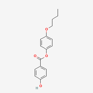 molecular formula C17H18O4 B1590179 4-丁氧基苯基 4-羟基苯甲酸酯 CAS No. 70568-44-4