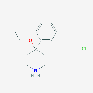 4-Ethoxy-4-phenylpiperidinium chloride