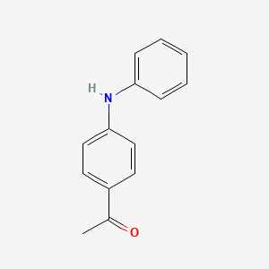molecular formula C14H13NO B1590181 1-(4-(Phenylamino)phenyl)ethanone CAS No. 23600-83-1