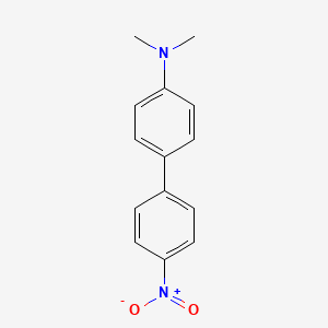 molecular formula C14H14N2O2 B1590182 4-Dimethylamino-4'-nitrobiphenyl CAS No. 2143-87-5