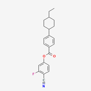 molecular formula C22H22FNO2 B1590184 4-Cyano-3-fluorophenyl 4-(trans-4-ethylcyclohexyl)-benzoate CAS No. 92118-81-5