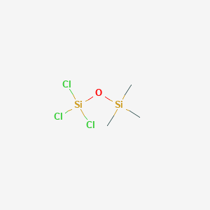 molecular formula C3H9Cl3OSi2 B1590188 TRIMETHYLSILOXYTRICHLOROSILANE CAS No. 2750-45-0