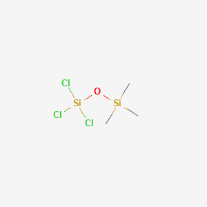 molecular formula C3H9Cl3OSi2 B1590188 1,1,1-三氯-3,3,3-三甲基二硅氧烷 CAS No. 2750-45-0