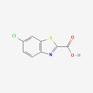 molecular formula C8H4ClNO2S B1590190 6-Chlorobenzo[d]thiazole-2-carboxylic acid CAS No. 3622-03-5