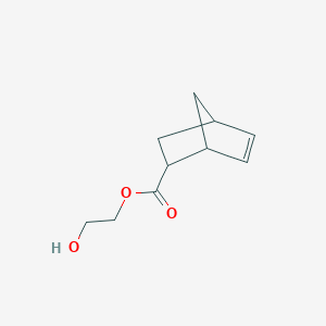molecular formula C10H14O3 B1590195 2-Hydroxyethyl bicyclo[2.2.1]hept-5-ene-2-carboxylate CAS No. 37503-42-7