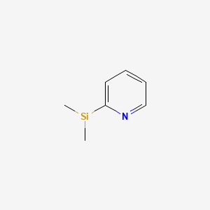 molecular formula C7H10NSi B1590197 2-(二甲基硅基)吡啶 CAS No. 21032-48-4