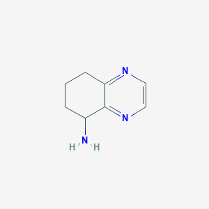 molecular formula C8H11N3 B1590198 5,6,7,8-Tetrahydroquinoxalin-5-amine CAS No. 502612-46-6