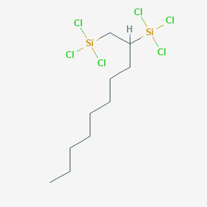 molecular formula C10H20Cl6Si2 B1590199 1,2-Bis(trichlorosilyl)decane CAS No. 620987-03-3