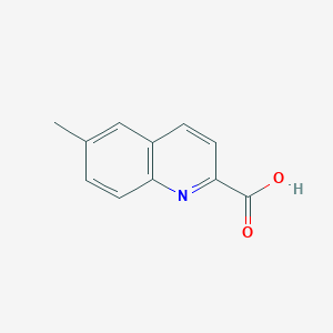 molecular formula C11H9NO2 B1590213 6-Methylquinoline-2-carboxylic acid CAS No. 15733-84-3