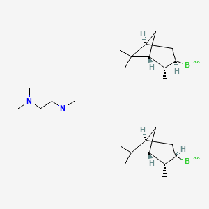 molecular formula C26H50B2N2 B1590220 (+)-Isopinocampheylborane TMEDA complex CAS No. 68297-74-5